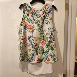 Floral Print Tank Top